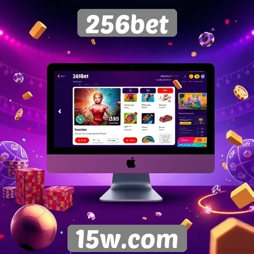 Interface e usabilidade do site 256bet